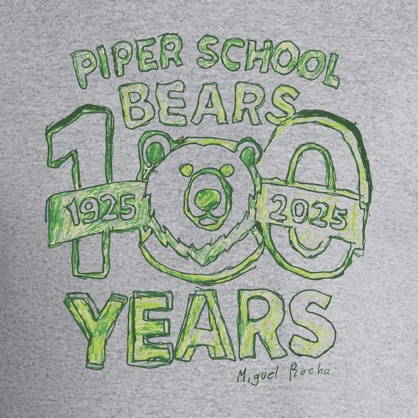 Piper Elementary Short Sleeve T-shirt - Des. B