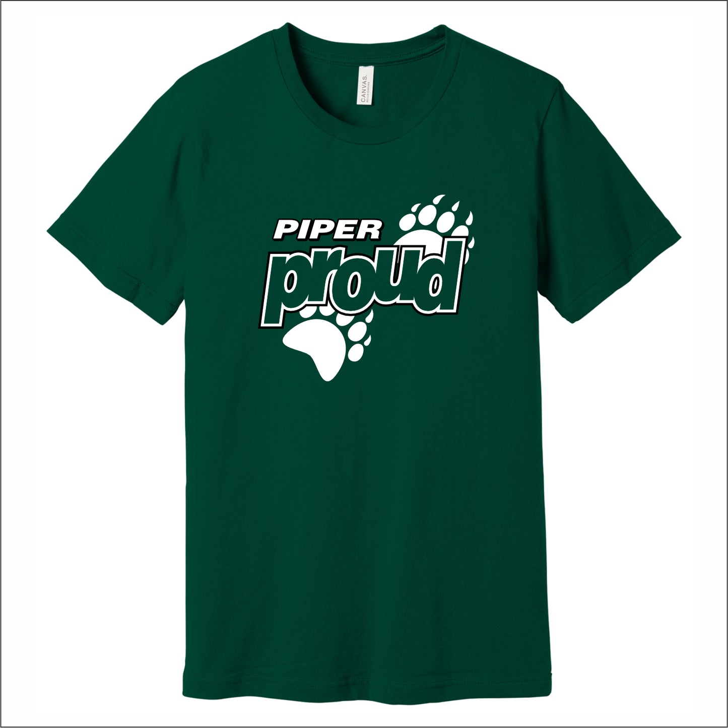 Piper Elementary Soft Jersey Short Sleeve T-shirt- Des. A