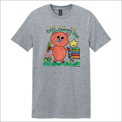 Piper Elementary Gildan Softstyle Short Sleeve T-shirt - Des. B