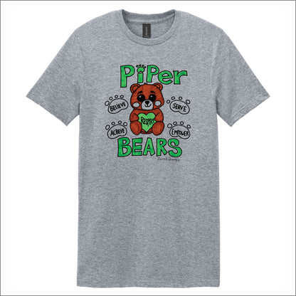 Piper Elementary Gildan Softstyle Short Sleeve T-shirt - Des. C