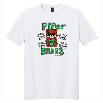 Piper Elementary Gildan Softstyle Short Sleeve T-shirt - Des. C