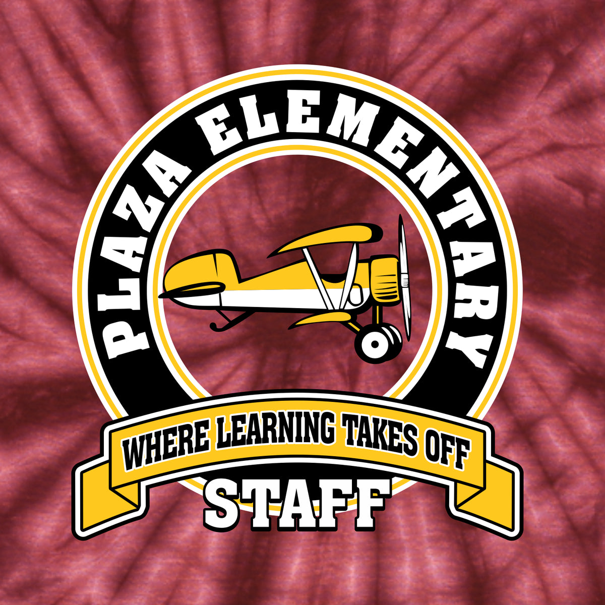 Plaza Elem Staff Spider Tie-Dye T-shirt