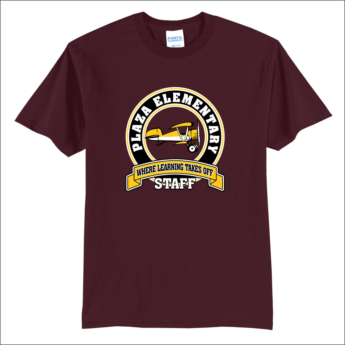 Plaza Elem Staff 50/50 Short Sleeve T-shirt