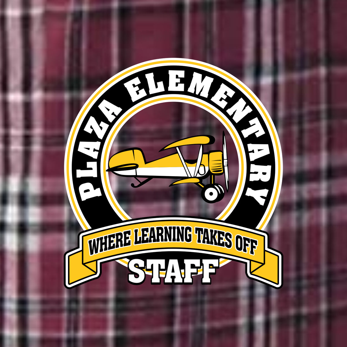 Plaza Elem Staff Plaid Flannel Pants