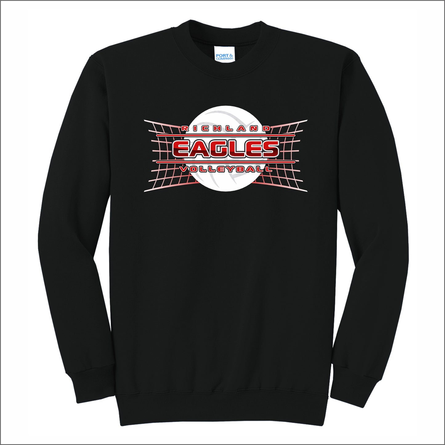 Richland Volleyball Crewneck Sweatshirt