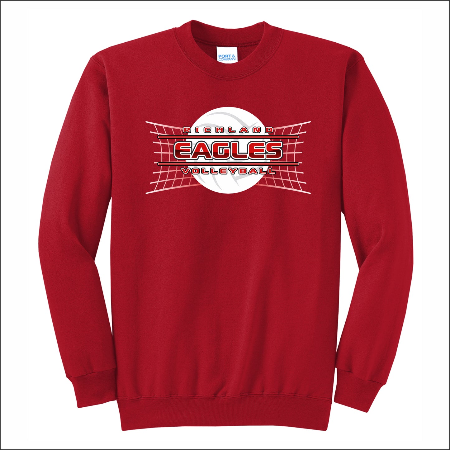 Richland Volleyball Crewneck Sweatshirt