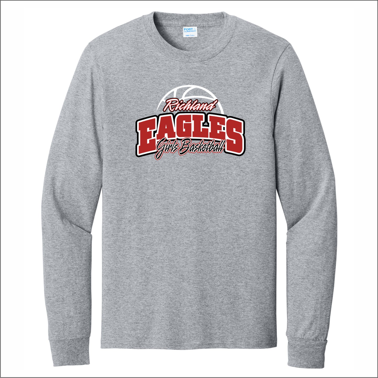 Richland Girls Basketball Long Sleeve T-shirt