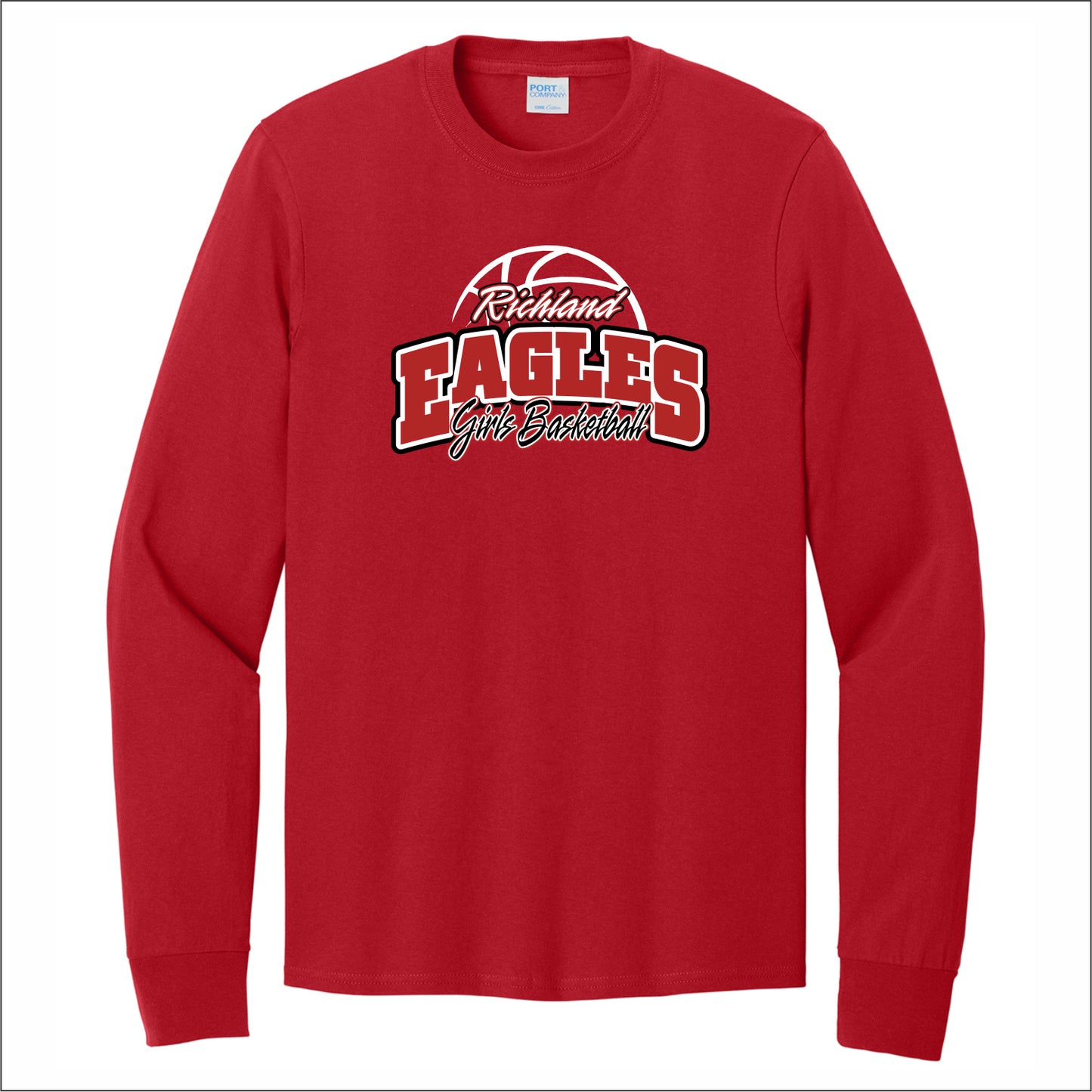 Richland Girls Basketball Long Sleeve T-shirt
