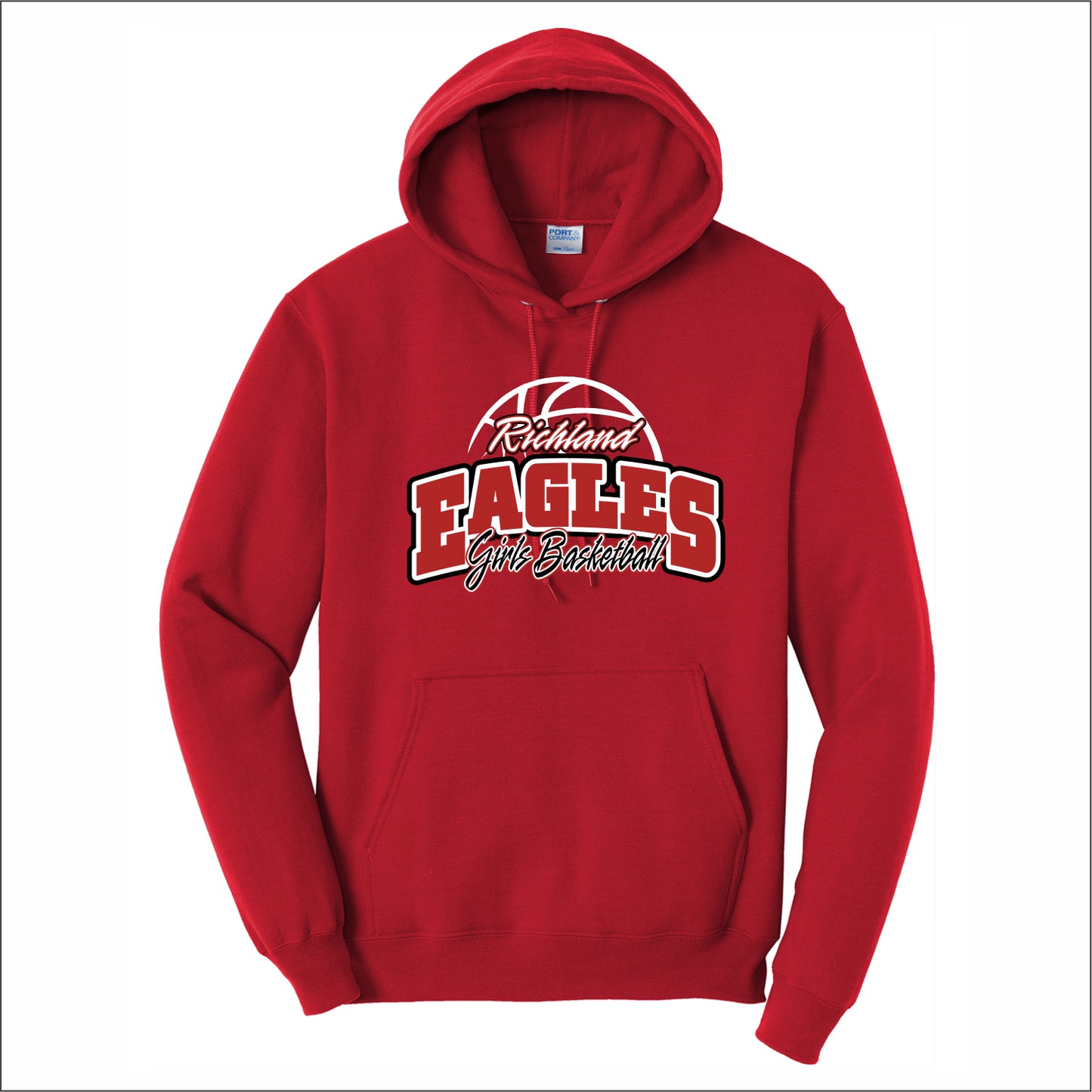 Richland Girls Basketball Hooded Sweatshirt