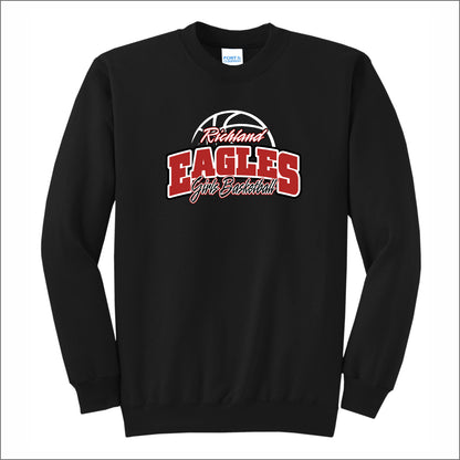 Richland Girls Basketball Crewneck Sweatshirt