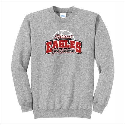 Richland Girls Basketball Crewneck Sweatshirt
