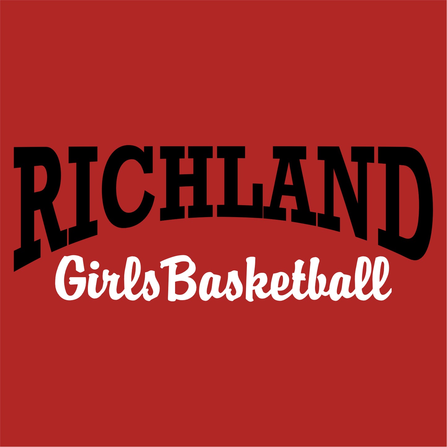 Richland Girls Basketball Knit Cuffed Beanie