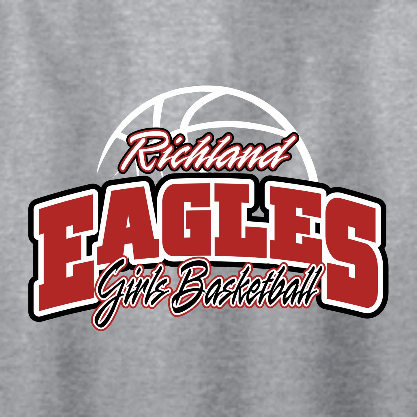 Richland Girls Basketball Hooded Sweatshirt