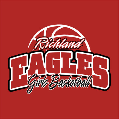 Richland Girls Basketball Hooded Sweatshirt