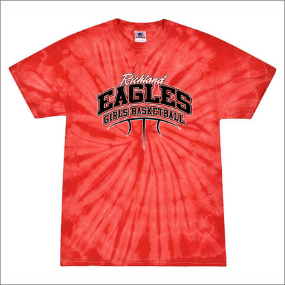 Richland Girls Basketball Tie-Dye T-shirt