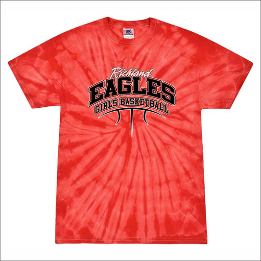 Richland Girls Basketball Tie-Dye T-shirt