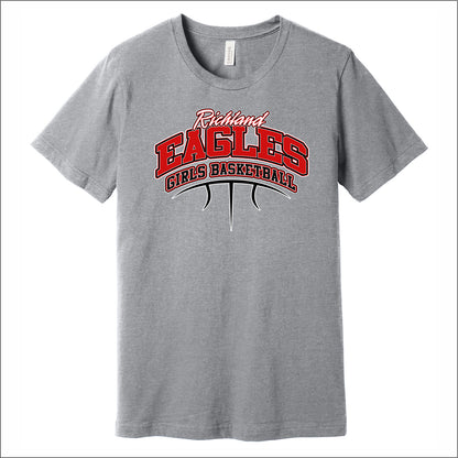 Richland Girls Basketball Heathered Soft Jersey T-shirt