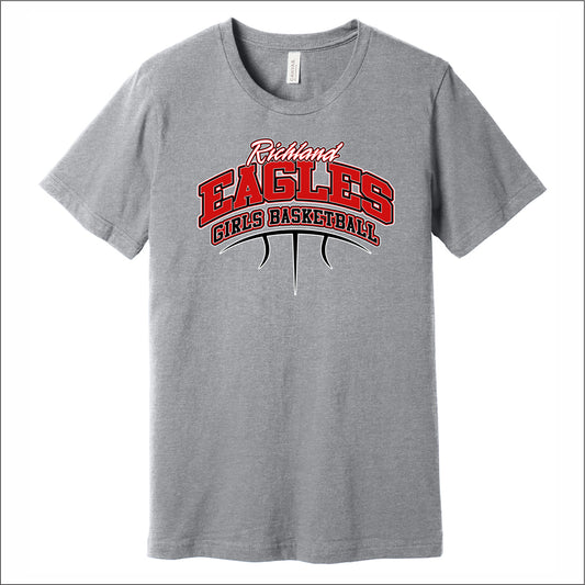 Richland Girls Basketball Heathered Soft Jersey T-shirt