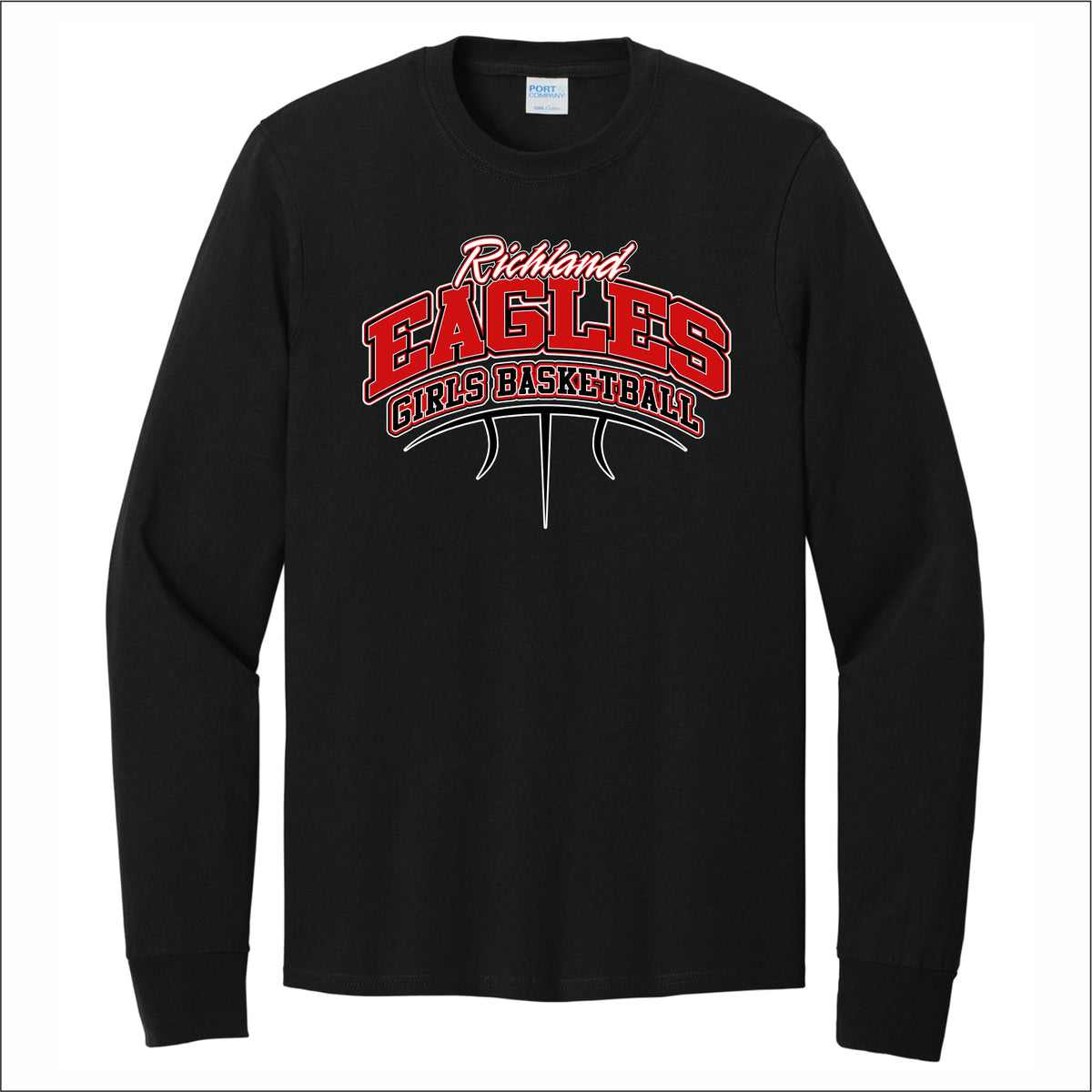 Richland Girls Basketball Long Sleeve T-shirt