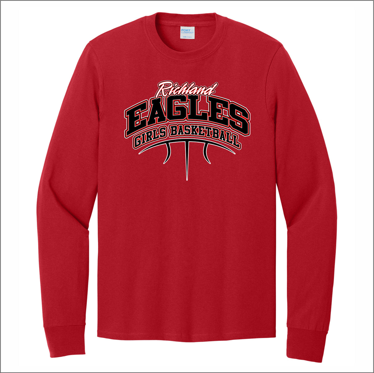 Richland Girls Basketball Long Sleeve T-shirt