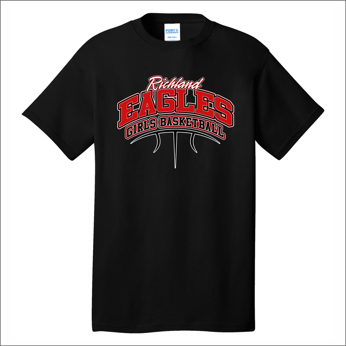 Richland Girls Basketball Short Sleeve T-shirt