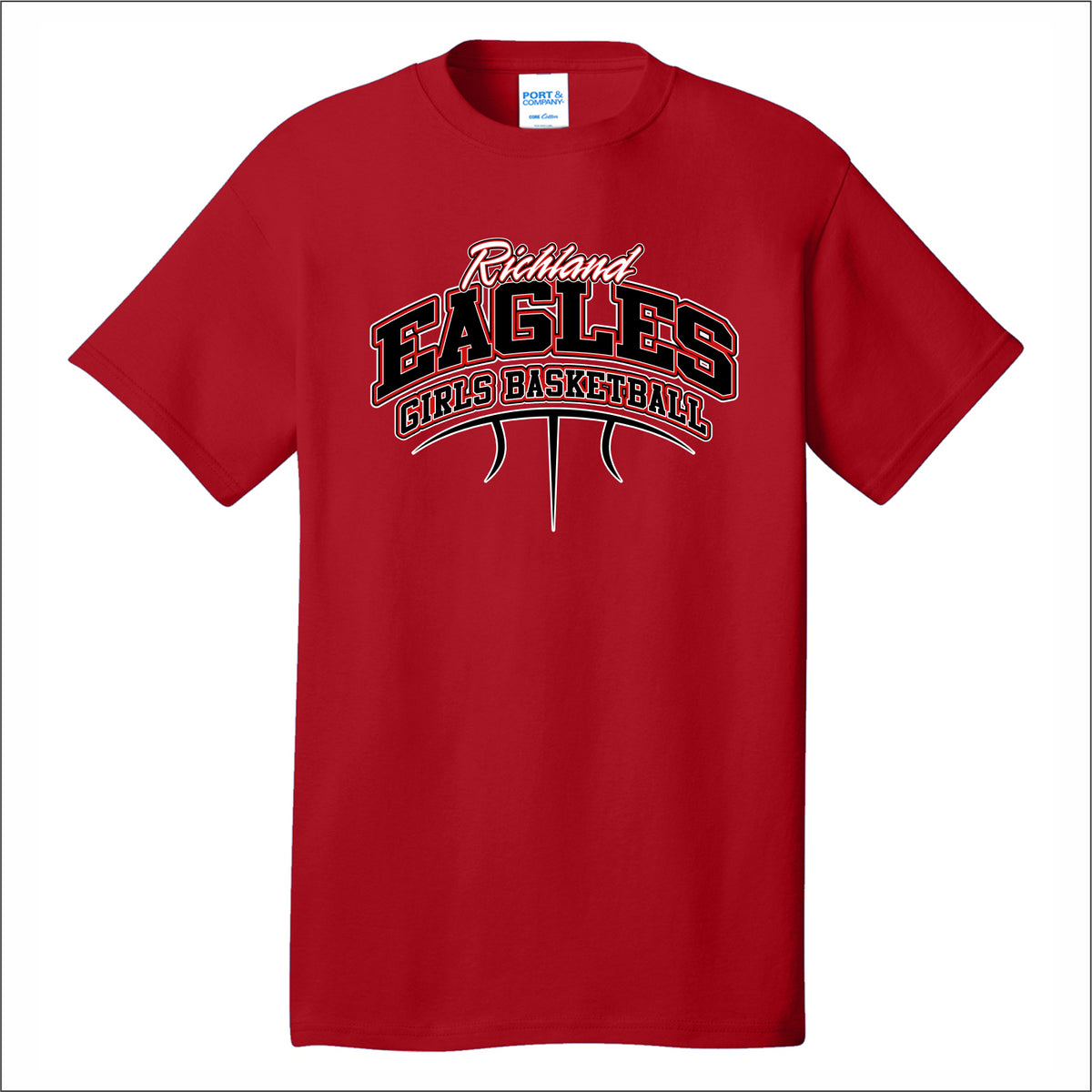 Richland Girls Basketball Short Sleeve T-shirt