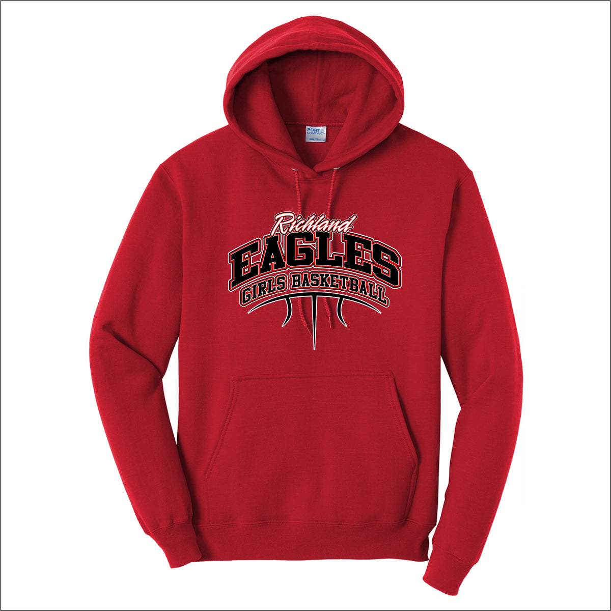 Richland Girls Basketball Hooded Sweatshirt