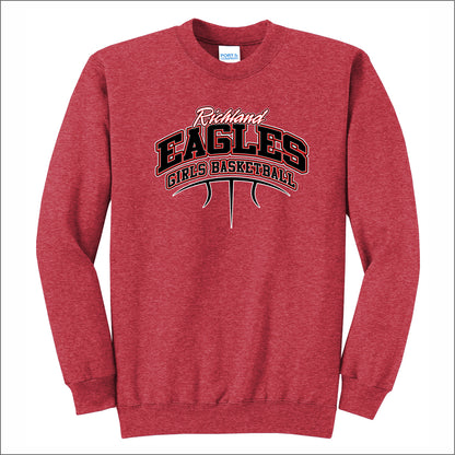 Richland Girls Basketball Crewneck Sweatshirt