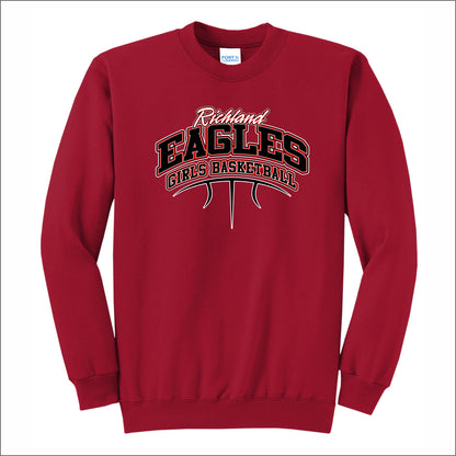 Richland Girls Basketball Crewneck Sweatshirt