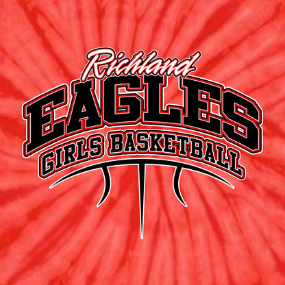 Richland Girls Basketball Tie-Dye T-shirt