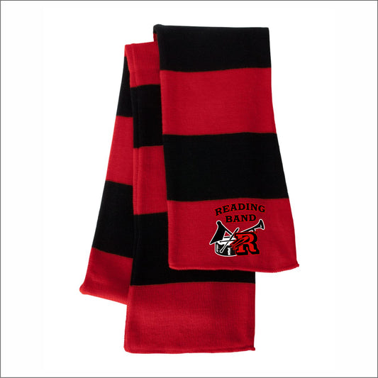 RMHS Band Rugby-Striped Knit Scarf