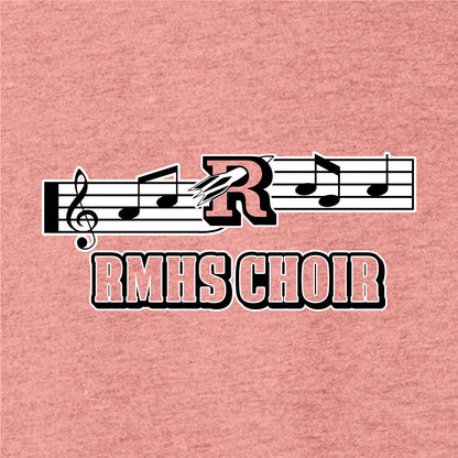 RMHS Choir Ladies Tri-Blend Long Sleeve Tunic Tee