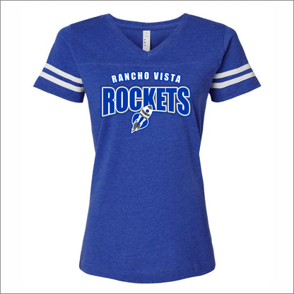 Rancho Vista Elem Ladies Vintage Football T