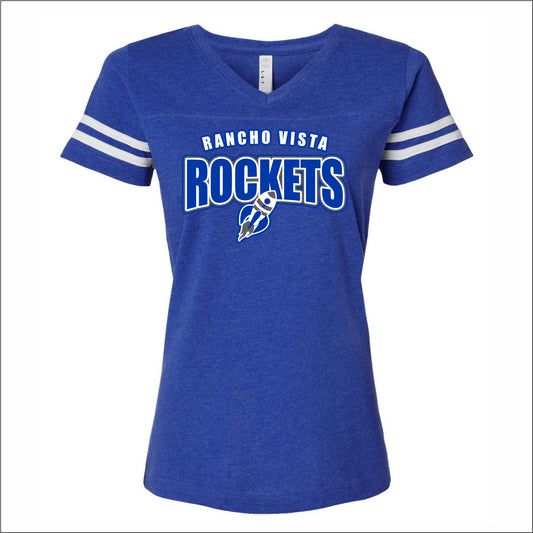 Rancho Vista Elem Ladies Vintage Football T