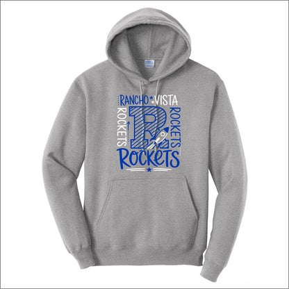 Rancho Vista Elem Hooded Sweatshirt - Des. B