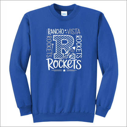 Rancho Vista Elem Crewneck Sweatshirt - Des. B