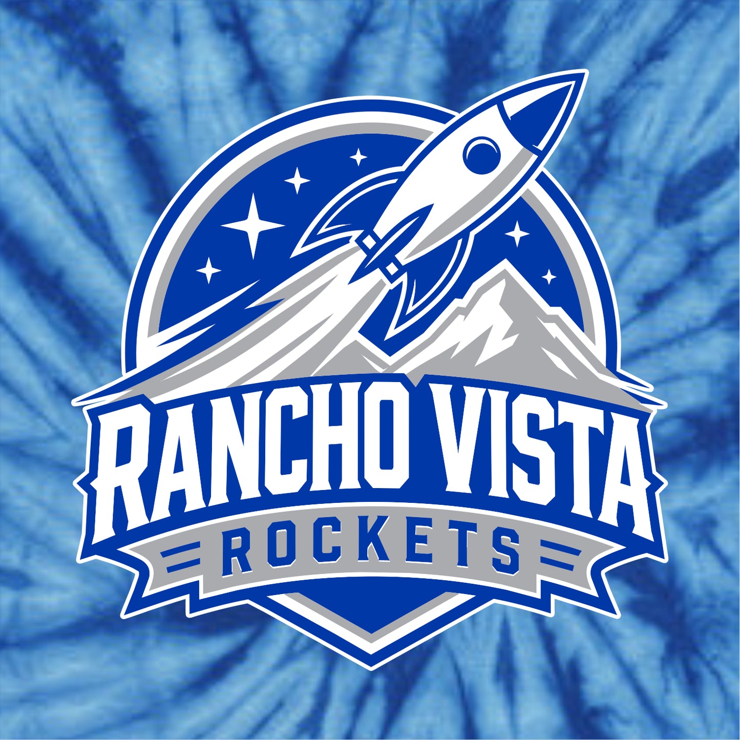 Rancho Vista Elem Tie-Dye Hooded Sweatshirt - Des. A