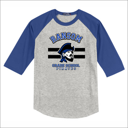 Ransom Grade School 3/4 Sleeve Baseball T-shirt