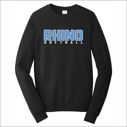 Rhino Softball Fan Favorite 80/20 Crewneck Sweatshirt