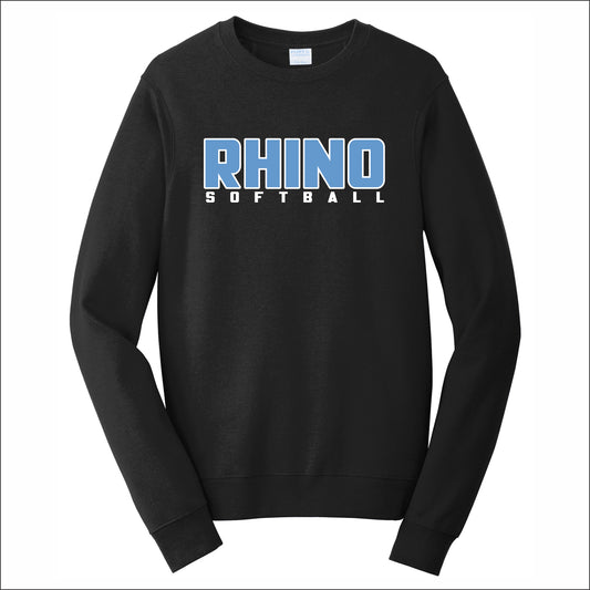 Rhino Softball Fan Favorite 80/20 Crewneck Sweatshirt