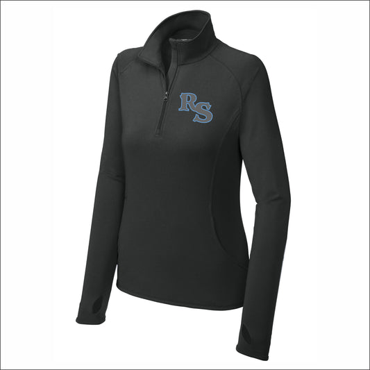 Rhino Softball Ladies Stretch 1/2 Zip Performance