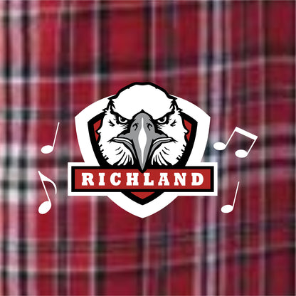 Richland Jr High Music Plaid Flannel Pants