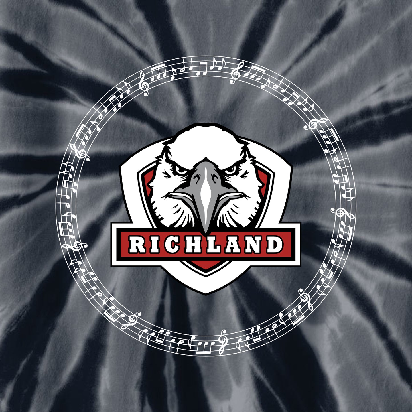 Richland Jr High Music Tie-Dye T-shirt