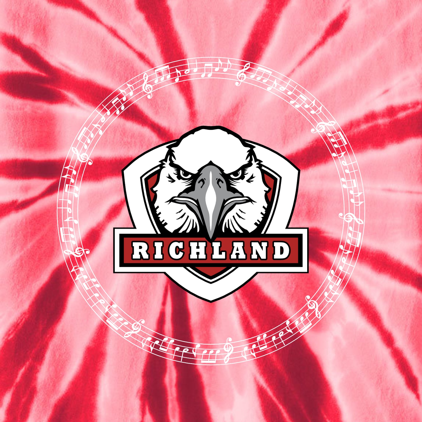 Richland Jr High Music Tie-Dye T-shirt