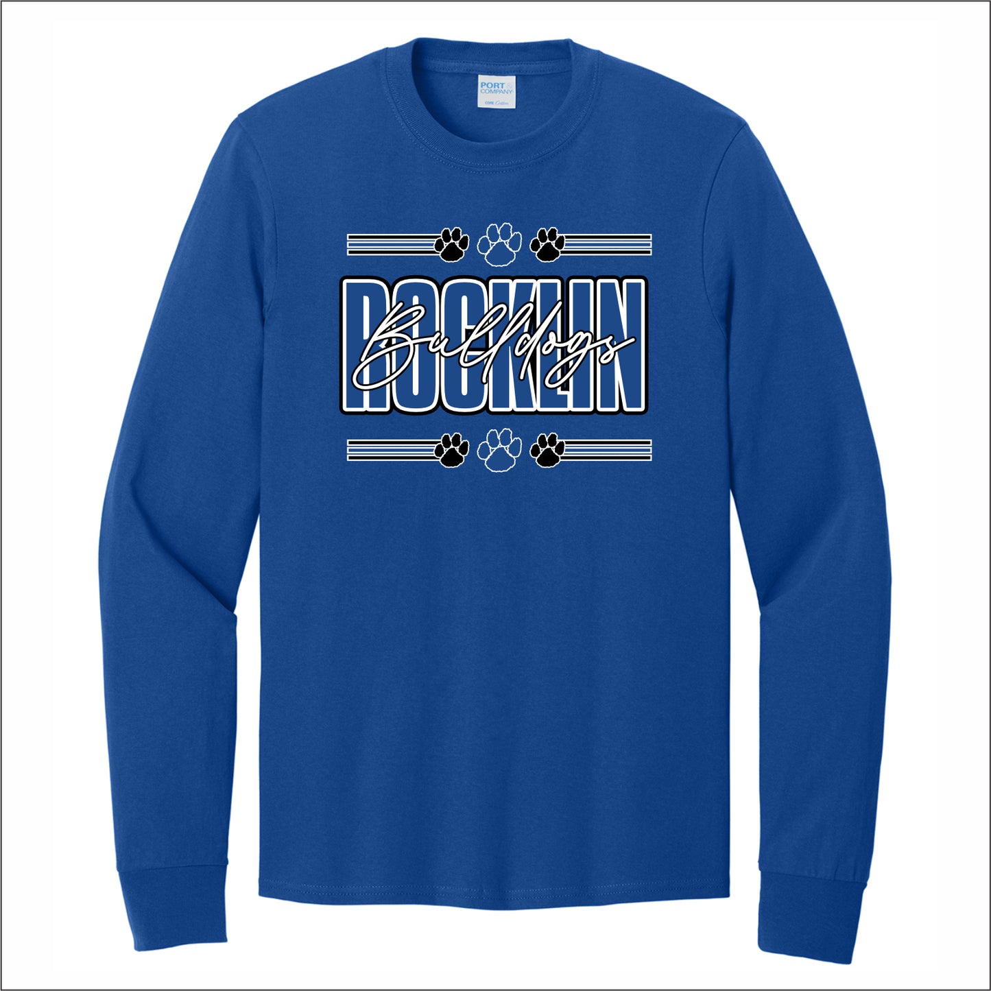 Rocklin Elem Long Sleeve T-shirt - Design A