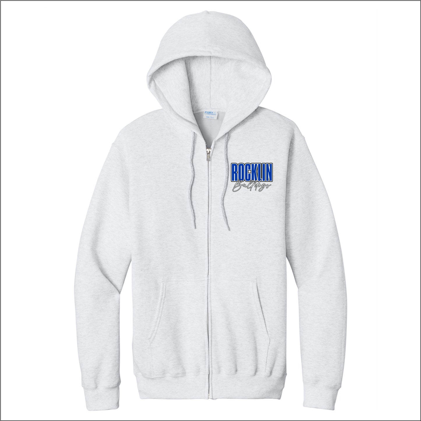 Rocklin Elem Full-Zip Hooded Sweatshirt