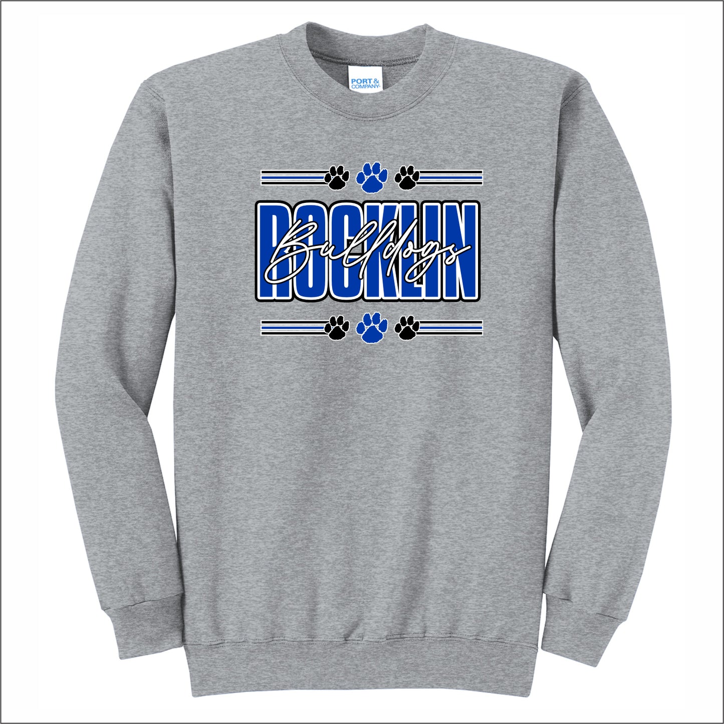 Rocklin Elem Crewneck Sweatshirt - Design A