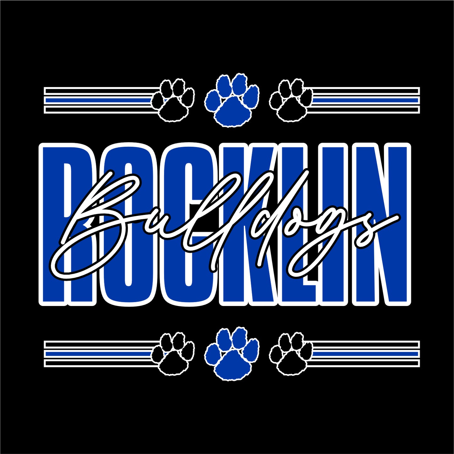 Rocklin Elem Soft Jersey Short Sleeve T-shirt - Design A