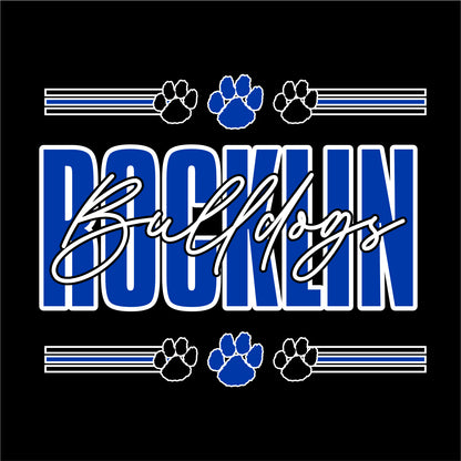 Rocklin Elem Soft Jersey Short Sleeve T-shirt - Design A