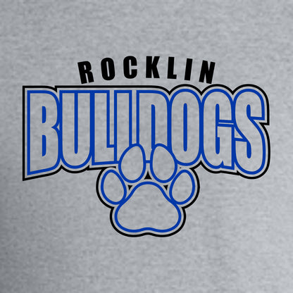 Rocklin Elem Heathered Soft Jersey Short Sleeve T-shirt - Design B